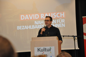 David Rausch stellte sich ebenfalls dem Parteitag vor.