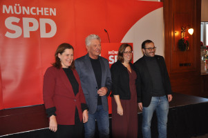 Bürgermeisterin Dietl, OB Reiter, Lena Odell, Stadträtin u. stellvertretende Vorsitzende, Christian Köning,