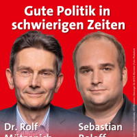 Plakat zur Veranstaltung Mützenich/Roloff am 18.10.2024