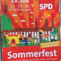 Plakat zum Sommerfest 2022